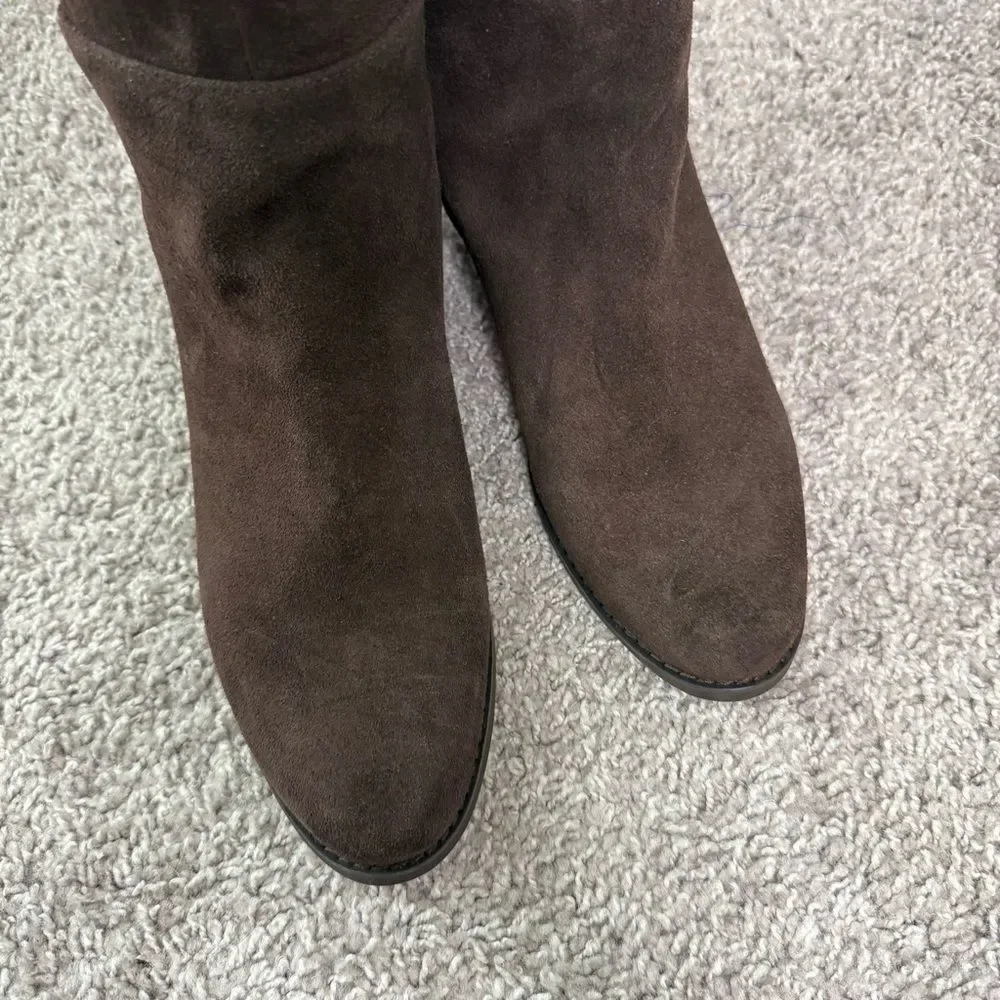 NEW Blondo Velma Brown Suede 50/50 Boots 8.5